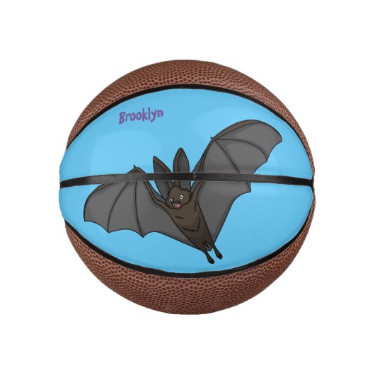 Grootvampiervleermuis cartoon basketbal (Voorkant)