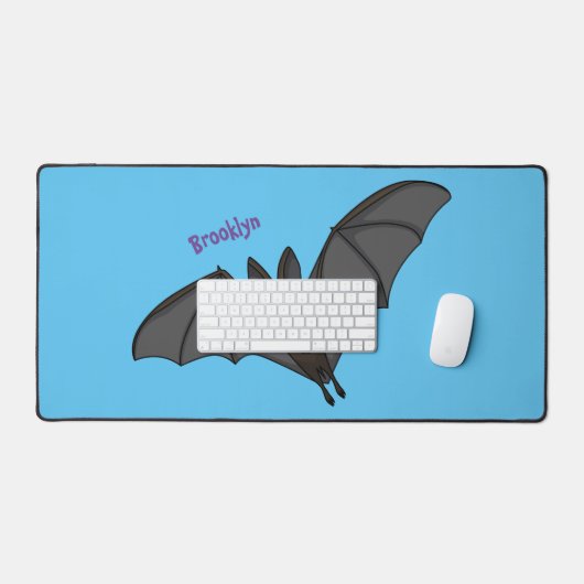 Grootvampiervleermuis cartoon bureaumat (Keyboard & Muis)