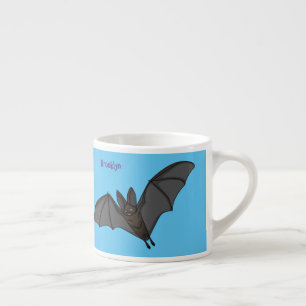Grootvampiervleermuis cartoon espresso kop