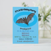 Grootvampiervleermuis cartoon kaart (Staand voorkant)