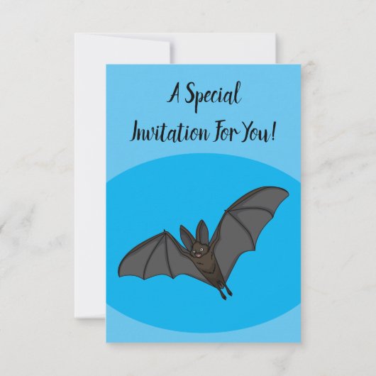 Grootvampiervleermuis cartoon kaart (Achterkant)