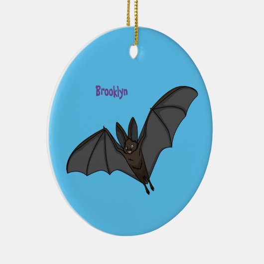 Grootvampiervleermuis cartoon keramisch ornament (Rechts)