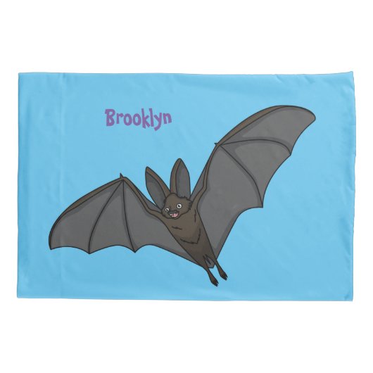 Grootvampiervleermuis cartoon kussensloop (Achterkant)