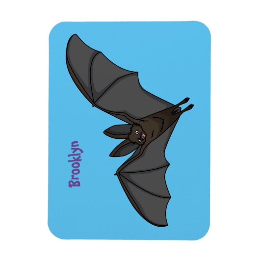 Grootvampiervleermuis cartoon magneet (Verticaal)