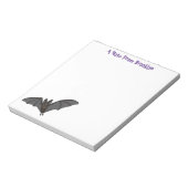 Grootvampiervleermuis cartoon notitieblok (Linkerzijde)