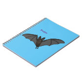 Grootvampiervleermuis cartoon notitieboek (Linkerzijde)