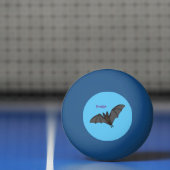 Grootvampiervleermuis cartoon pingpongbal (Net)