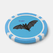 Grootvampiervleermuis cartoon poker chips (Enkel)
