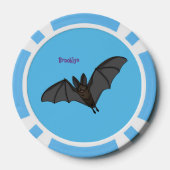 Grootvampiervleermuis cartoon poker chips (Achterkant)