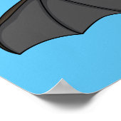 Grootvampiervleermuis cartoon poster (Hoek)