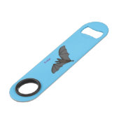 Grootvampiervleermuis cartoon speed flessenopener (Voorkant Gekanteld)