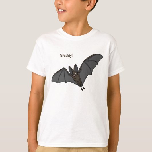 Grootvampiervleermuis cartoon t-shirt (Voorkant)