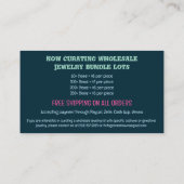 Grootverkoop Sieraden Vlinder Visitekaartje (Achterkant)