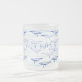 Grootvis Waterverf Matglas Koffiemok (Center)