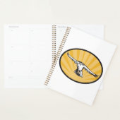 Grootvliegende valk Krachtige roofvogel Planner (Display)