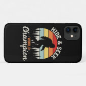Grootvoet Verstoppertje Wereldkampioen Case-Mate iPhone Case (Achterkant (horizontaal))