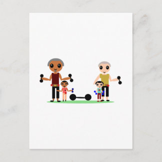 Grootvoeten kunnen leven briefkaart