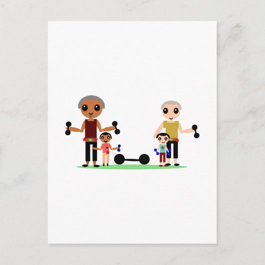 Grootvoeten kunnen leven briefkaart (Voorkant)