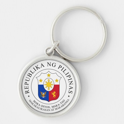 Grootzegel van de Republiek der Filipijnen Sleutelhanger (Voorkant)
