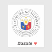 Grootzegel van de Republiek der Filipijnen Sticker (Vel)