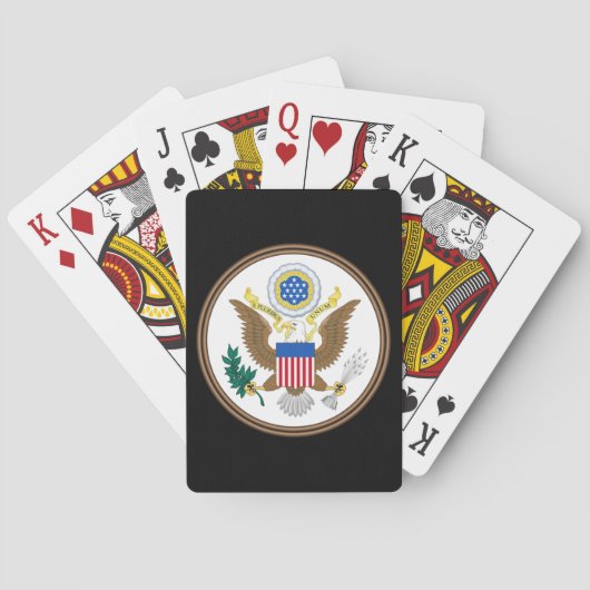 grootzegel van de Verenigde Staten Pokerkaarten (Achterkant)