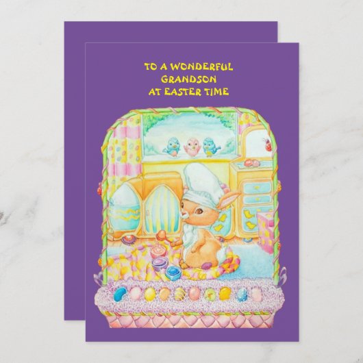 Grootzonen Paasgriffiakaart Feestdagenkaart (Voorkant / Achterkant)