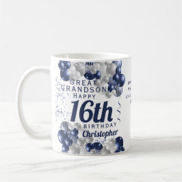 Grootzoon 16th Birthday marine Koffiemok