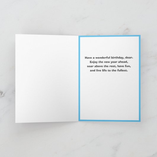 Grootzoon 6th Birthday Puzzle Card Kaart (Binnen)