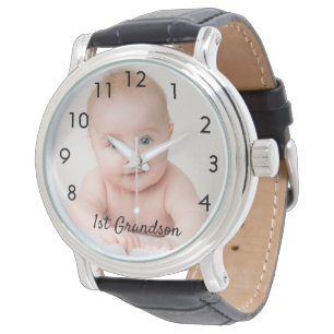 Grootzoon baby foto grootvader horloge