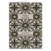 Grootzoon Birthday Abstract Mandala Design (Voorkant)