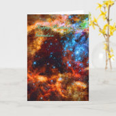 Grootzoon Birthday, Nebula Birthday Wishes Kaart (Gele Bloem)