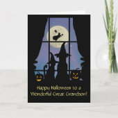 Grootzoon Cute Happy Halloween Dog en Cat Kaart (Voorkant)