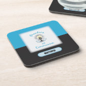 Grootzoon Eerste Communie, Blauwbekertje Bier Onderzetter (Linkerzijde)