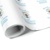 Grootzoon Eerste Communie, Blauwbekertje Cadeaupapier (Rol Hoek)