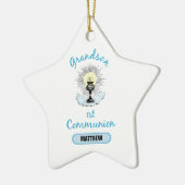 Grootzoon Eerste Communie, Blauwbekertje Keramisch Ornament (Links)