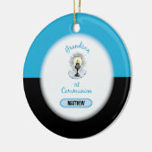 Grootzoon Eerste Communie, Blauwbekertje Keramisch Ornament (Links)