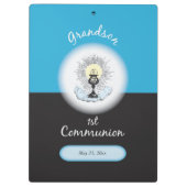 Grootzoon Eerste Communie, Blauwbekertje Klembord (Achterkant)