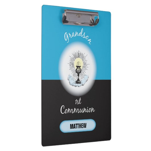 Grootzoon Eerste Communie, Blauwbekertje Klembord (Rechts)
