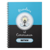 Grootzoon Eerste Communie, Blauwbekertje Notitieboek (Voorkant)