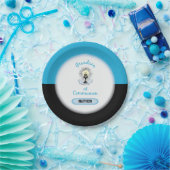 Grootzoon Eerste Communie, Blauwbekertje Papieren Bordje (Feest)