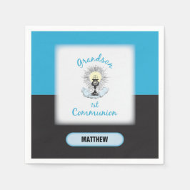 Grootzoon Eerste Communie, Blauwbekertje Servetten
