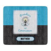 Grootzoon Eerste Communie, Blauwbekertje Snijplank (Voorkant)