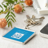 Grootzoon First CommunBlue, Tarwe, Grapes Sleutelhanger (Zijkant)