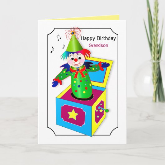 Grootzoon Jack in de doos. Kaart (Voorkant)