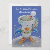 Grootzoon kerstWenskaart Feestdagenkaart (Voorkant)