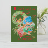 Grootzoon kerstWenskaart Feestdagenkaart (Staand voorkant)