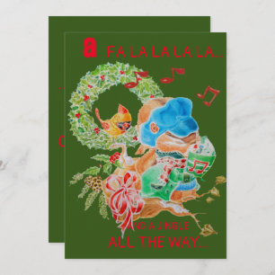 Grootzoon kerstWenskaart Feestdagenkaart