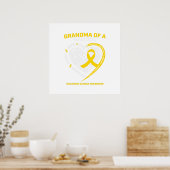 Grootzoon kleindochter Kindertijd Gift Poster (Keuken)