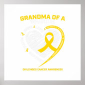 Grootzoon kleindochter Kindertijd Gift Poster (Voorkant)