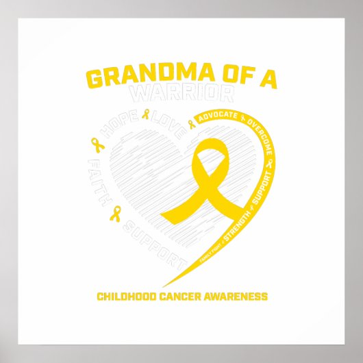 Grootzoon kleindochter Kindertijd Gift Poster (Voorkant)